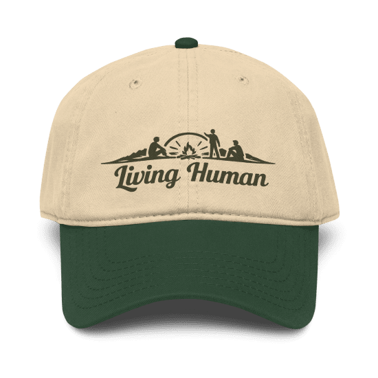 Living Human Garment Washed Baseball Cap