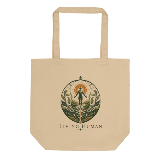 Living Human Tote Bag
