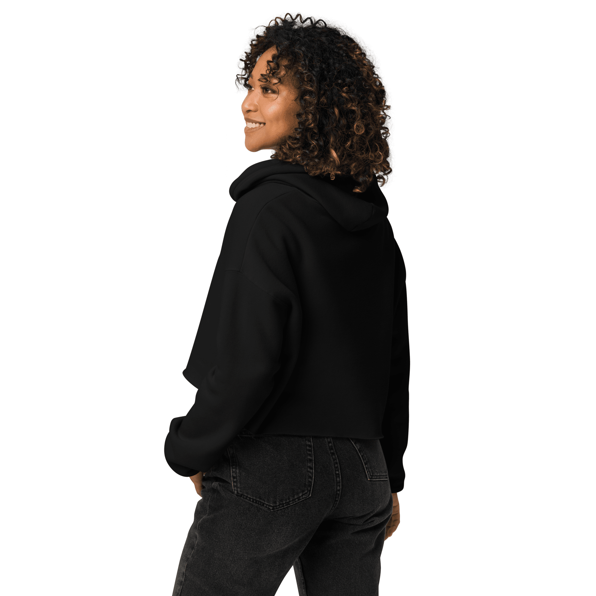 Moved by Moonlight Crop Hoodie - Image 3