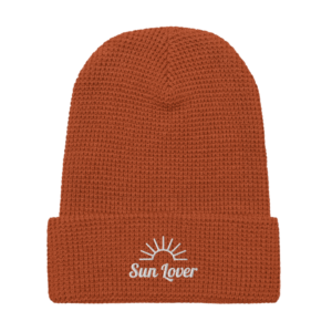 Sun Lover Waffle Beanie