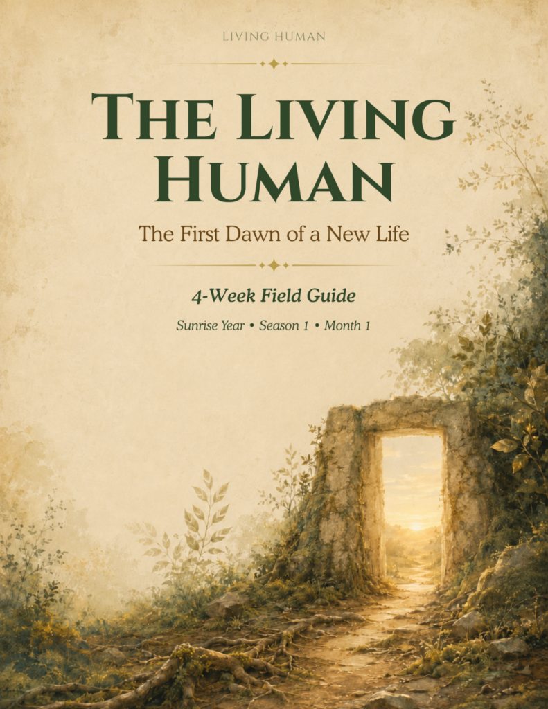 The Living Human Month 1 Field Guide Cover