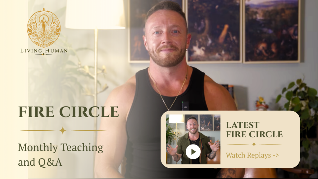 Living Human Fire Circle