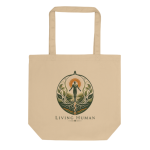 Living Human Tote Bag