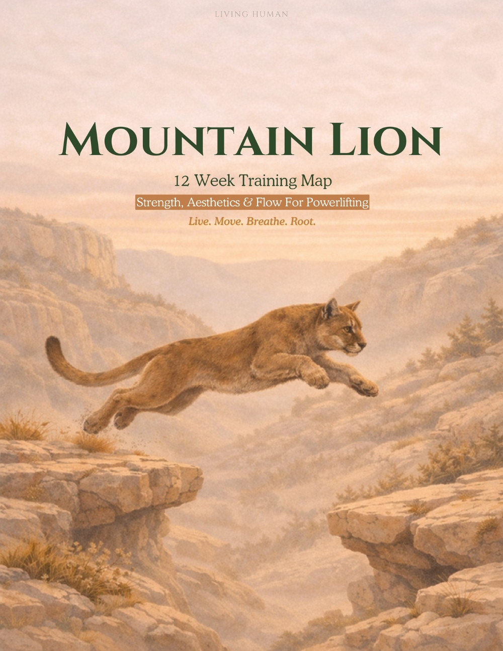 Mountain Lion Living Human Training Map Cover